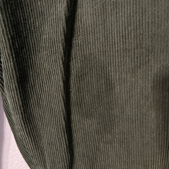 Rhythm Green Corduroy Pants Classic Style - Picture 3 of 5